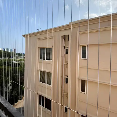 Netting Crafters Balcony Invisible Grills installation services in Chennai and its various locations, including Adyar, Anna Nagar, Besant Nagar, Velachery, Nungambakkam, Thiruvanmiyur and Tamil Nadu